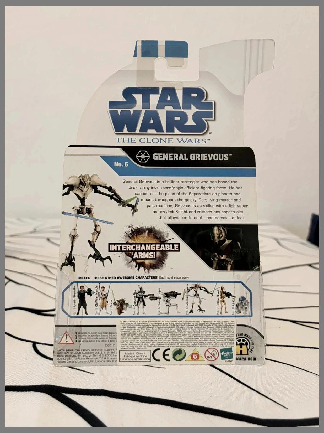 Star Wars The Clone Wars General Grievous #6 Hasbro 2008 MOC – photo 2